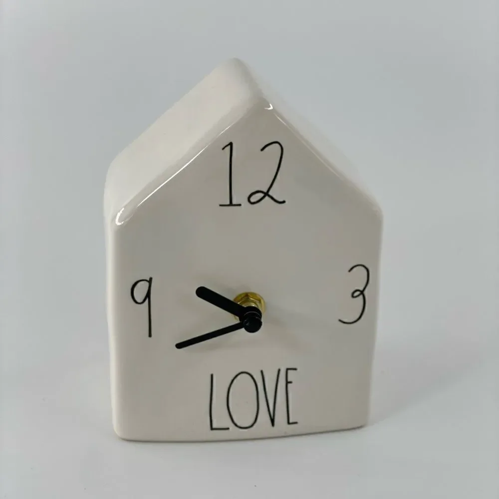 Rae Dunn by Magenta White Love Clock